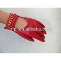 Перчатки из красного перчатка для дам